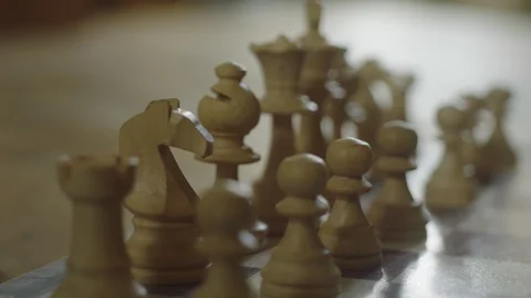 Chess pieces Stock Footage 128469511