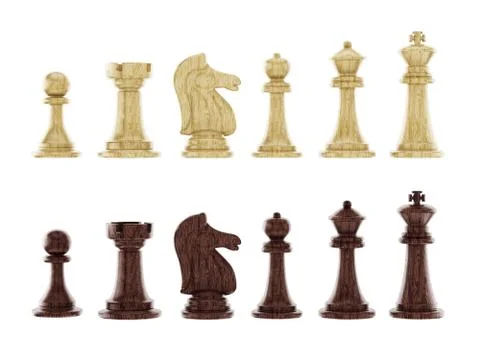 Chess pieces Stock Illustration