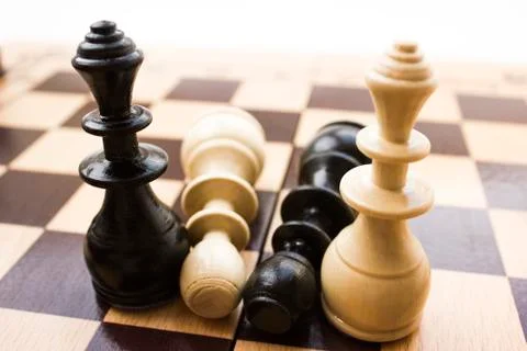 Chess pieces Stock Photos