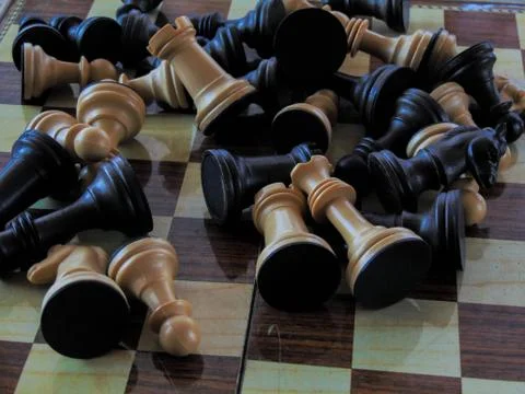 Chess pieces. Stock Photos
