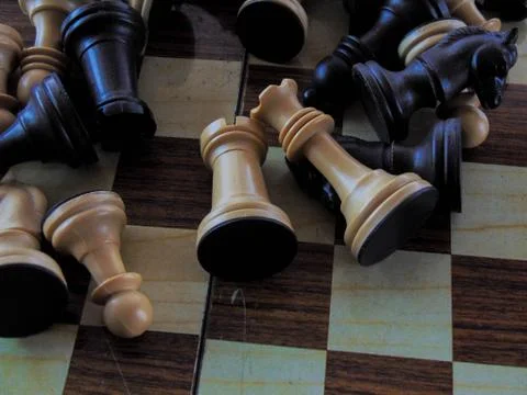 Chess pieces. Stock Photos