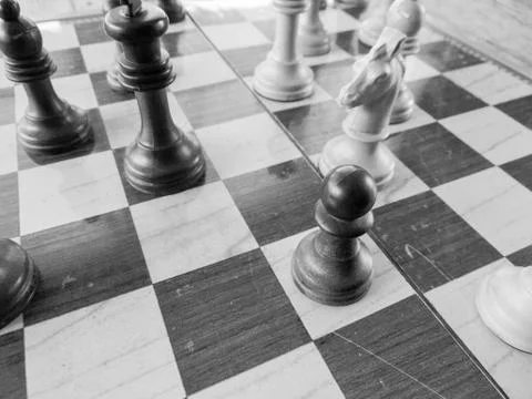 Chess pieces. Foto stock