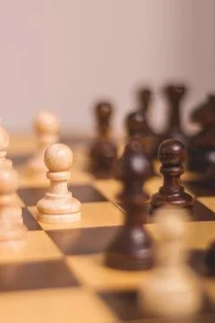 Chess Pieces 库存照片