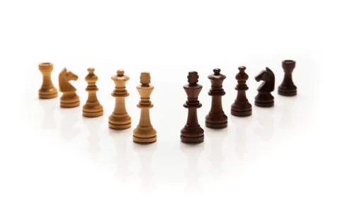 Chess pieces set Stock-Fotos