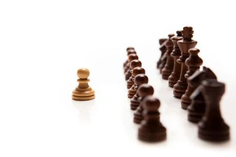 Chess pieces set Stock Photos