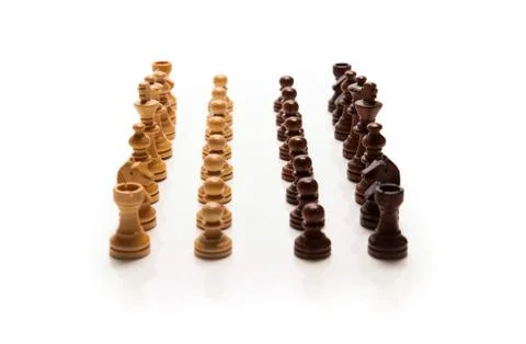 Chess pieces set Stock Photos