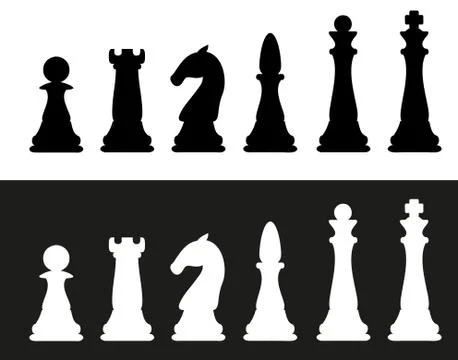 Chess pieces vector illustration Stock Illustration