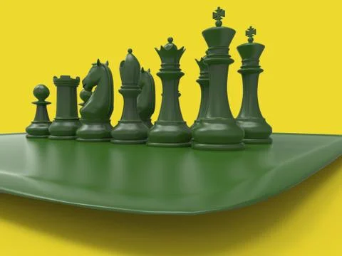 Chess piecies Stock Illustration