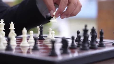 Chess Player Moves A Knight Video 動画素材 285809899