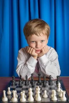 Chess player Foto stock