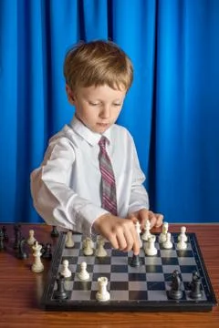 Chess player Foto stock