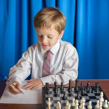 Chess player Foto stock
