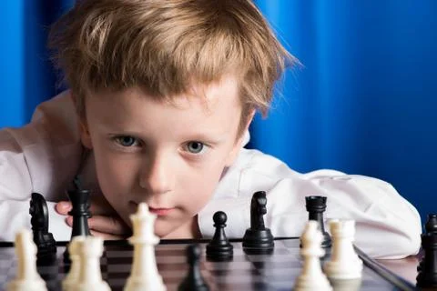 Chess player Foto stock
