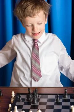Chess player Foto stock