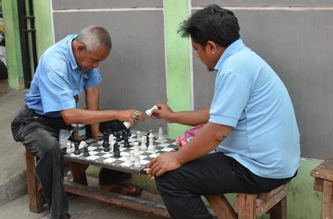 Chess players Stock Photos
