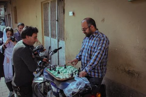 Chess players Stock Photos