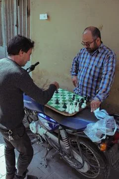 Chess players Stock Photos