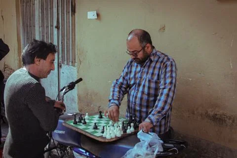 Chess players Stock Photos