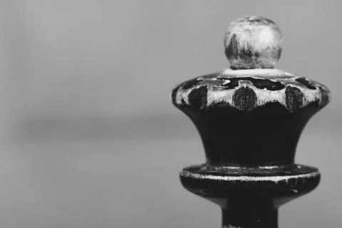 The chess Queen alone Stock Photos