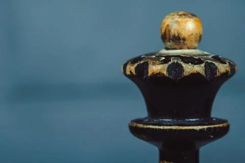 The chess Queen alone Stock Photos