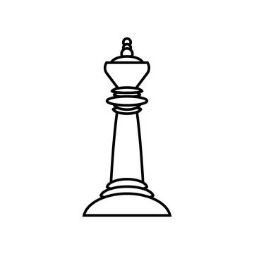 Chess queen icon. Stock Illustration