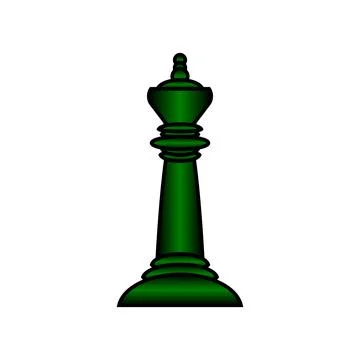 Chess queen icon. Illustrazione stock