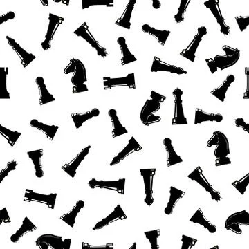 Chess seamless abstract pattern for simple backgrounds, textures, and packagi 스톡 일러스트