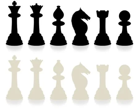Chess set Stock Illustration