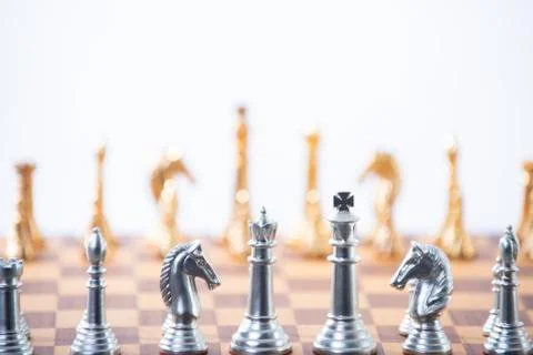 Chess Set Foto stock