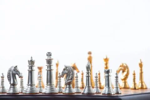 Chess Set Foto stock