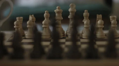 Chess Set Slider Stock Footage 51663382