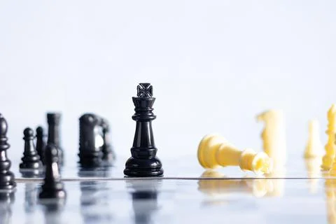 Chess - a strategic game Stock Photos