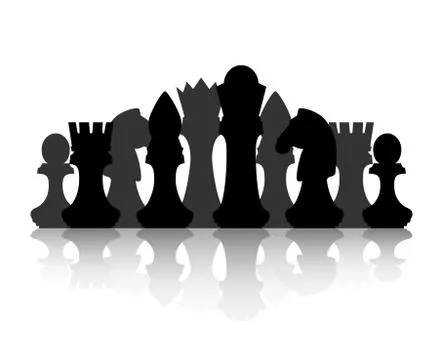 Chess strategy and tactic Stock Illustration