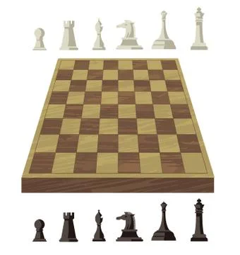 Chess strategy game Stock Illustration