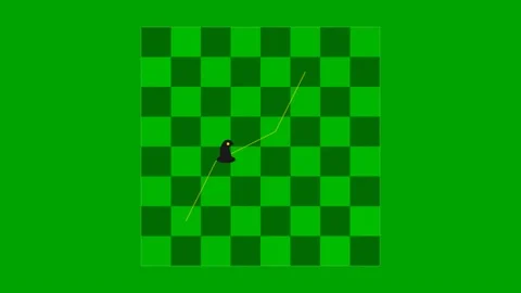 Chess Strategy Piece Move Animated Motion Graphic Concept Stock Footage 341791868