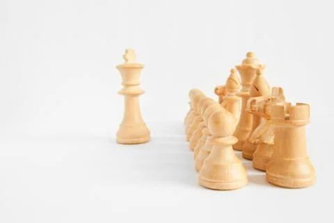 Chess strategy: points of view (main focus on rook and pawn) Stock Photos