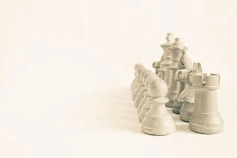 Chess strategy: points of view Stock Photos