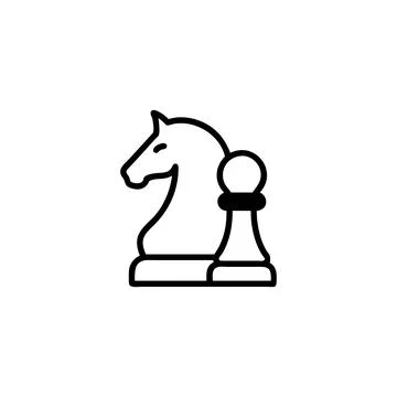 Chess strategy vector Stock Illustration