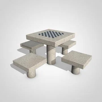 Chess table Stock Illustration