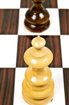 Chess table Stock Photos