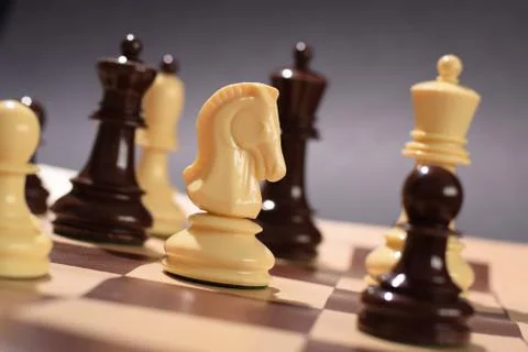 Chess table Stock Photos