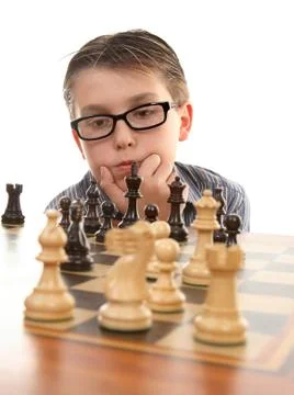 Chess thinker Stock Photos