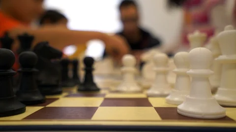 Chess tournament Stock Footage 124504444