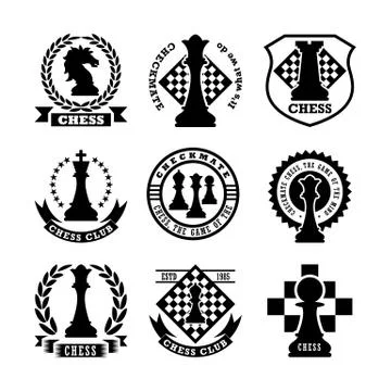 Chess Vector Icons Stock Illustration