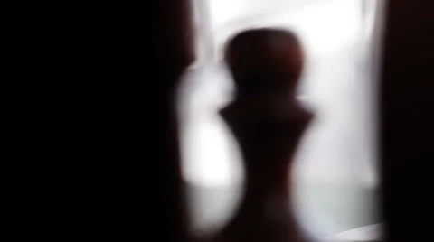 Chessboard and chess pieces inside closeup Stock Footage 64912023