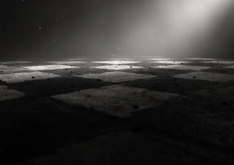 Chessboard Dark Stock Illustration