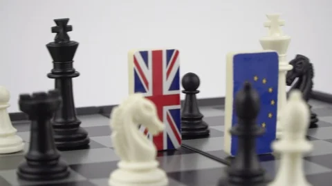 Chessboard with flags of countries Stock-Footage 105470303