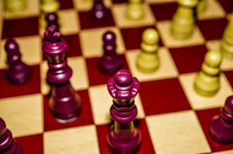 Chessboard Foto stock