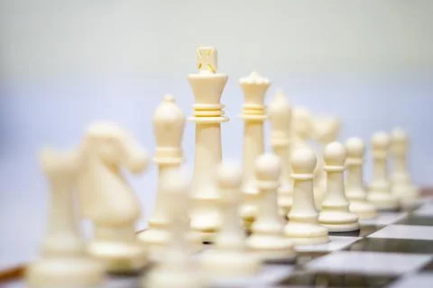 Chessboard Strategy and Opening Setup - A Game of Tactics and Mastery Stock Photos