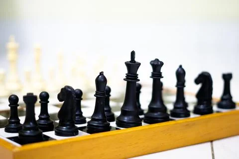 Chessboard Strategy and Opening Setup - A Game of Tactics and Mastery Stock Photos